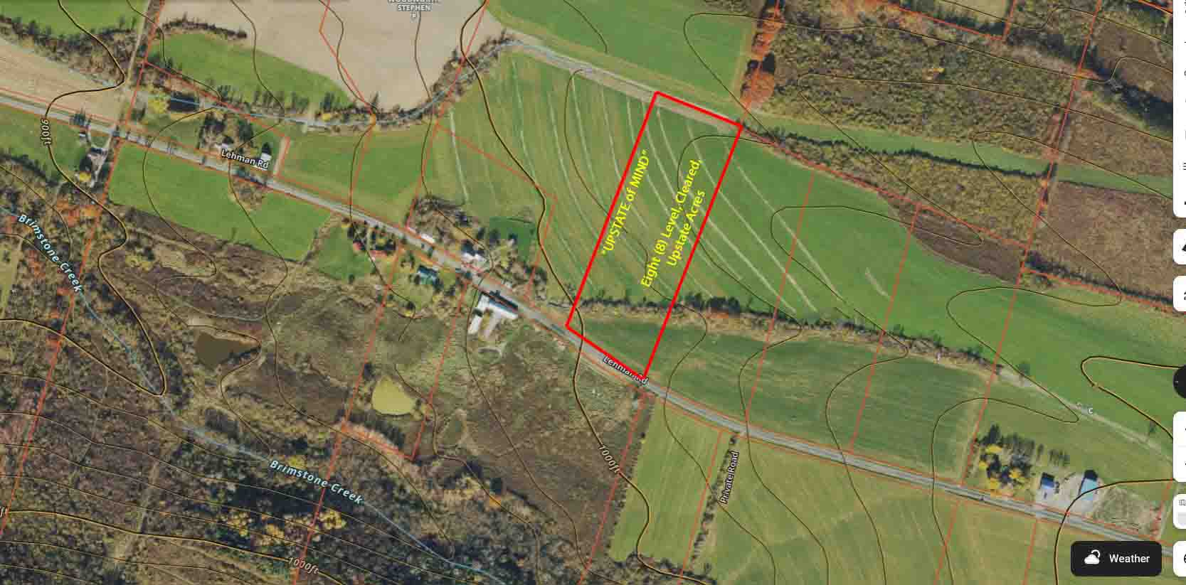 “UPSTATE of MIND” 8 Upstate Acres, Sharon NY – Level – Cleared – Electric – Mt views – Town Rd. – 3 hrs/NYC – Only $38,900!
